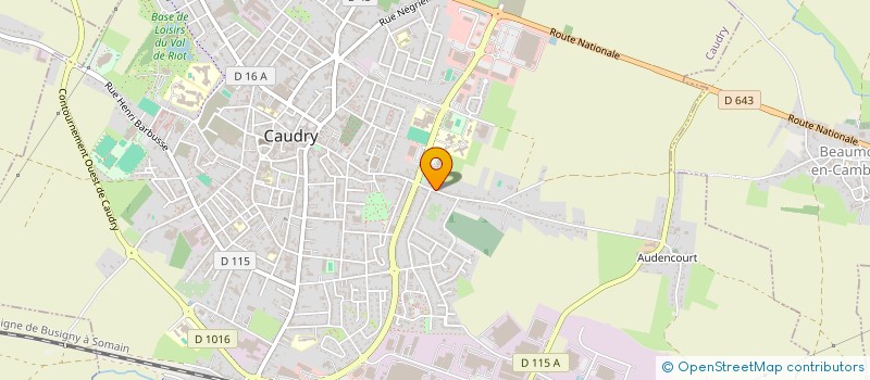 localisation de l'entreprise MADAME ELISA LEPRETRE  CAUDRY