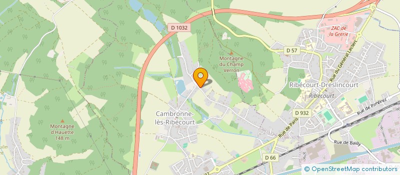 localisation de l'entreprise MADAME ELISA LERAT  CAMBRONNE-LES-RIBECOURT