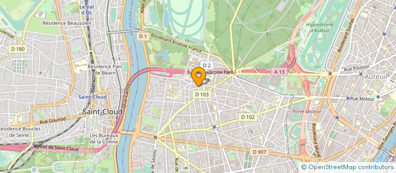 localisation de l'entreprise MADAME ELISA LESER à BOULOGNE-BILLANCOURT