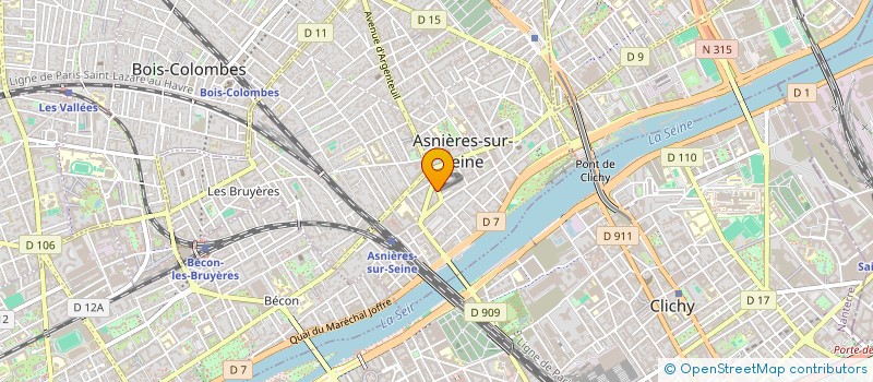 localisation de l'entreprise MADAME ELISA LETAN à ASNIERES-SUR-SEINE