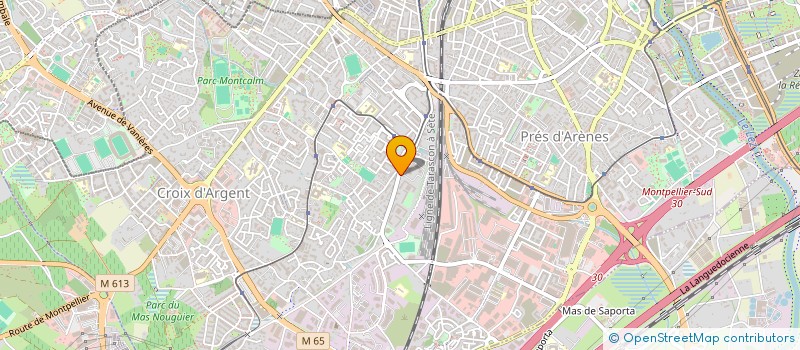 localisation de l'entreprise MADAME ELISA LOPEZ  MONTARNAUD