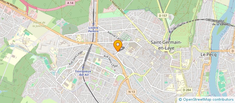 localisation de l'entreprise MADAME ELISA LOPINTO  SAINT-GERMAIN-EN-LAYE