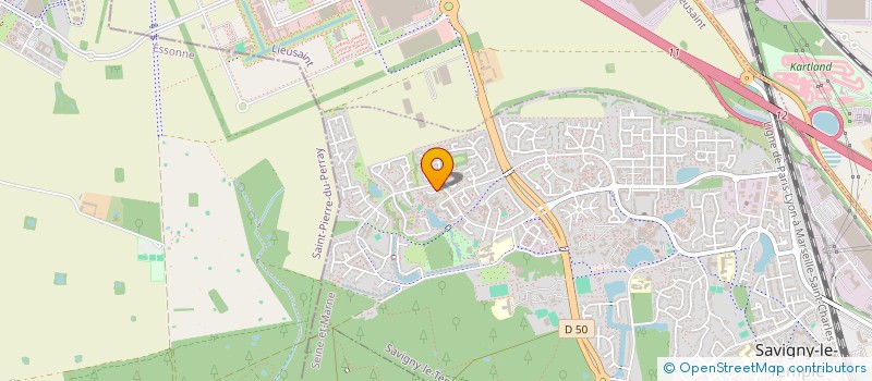 localisation de l'entreprise MADAME ELISA LORIENTE  SAVIGNY-LE-TEMPLE
