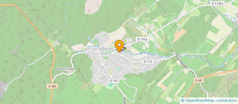 localisation de l'entreprise MADAME ELISA LUCAS  LES MATELLES