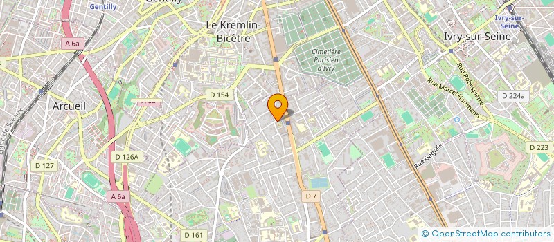 localisation de l'entreprise MADAME ELISA LUZZATO à VILLEJUIF