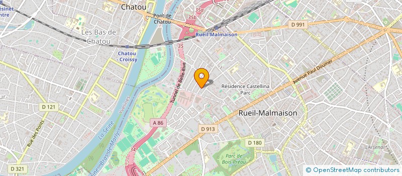 localisation de l'entreprise MADAME ELISA MAGNIER à RUEIL-MALMAISON