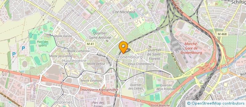 localisation de l'entreprise MADAME ELISA MAILLARD à STRASBOURG