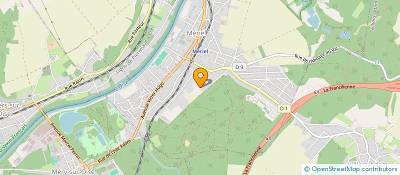 localisation de l'entreprise MADAME ELISA MANFE  MERIEL