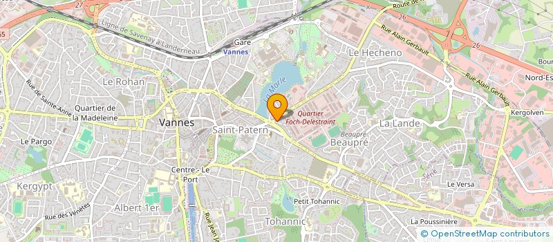 localisation de l'entreprise MADAME ELISA-MARIE THEZE à VANNES