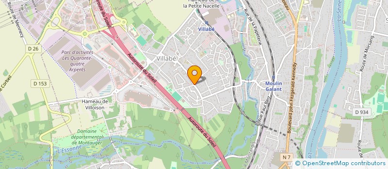 localisation de l'entreprise MADAME ELISA MARION  CORBEIL-ESSONNES