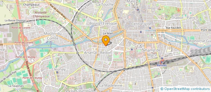 localisation de l'entreprise MADAME ELISA MARTINEAU  RENNES