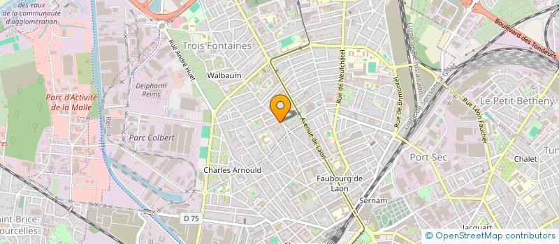 localisation de l'entreprise MADAME ELISA MARTINELLO  REIMS