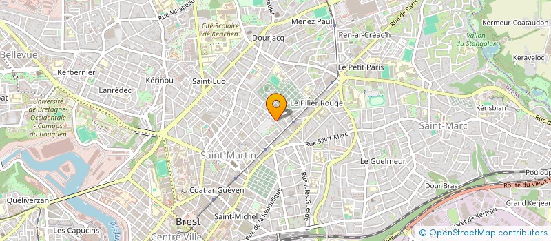 localisation de l'entreprise MADAME ELISA MARTINUZZI à BREST