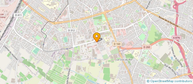 localisation de l'entreprise MADAME ELISA MAST à ANGERS