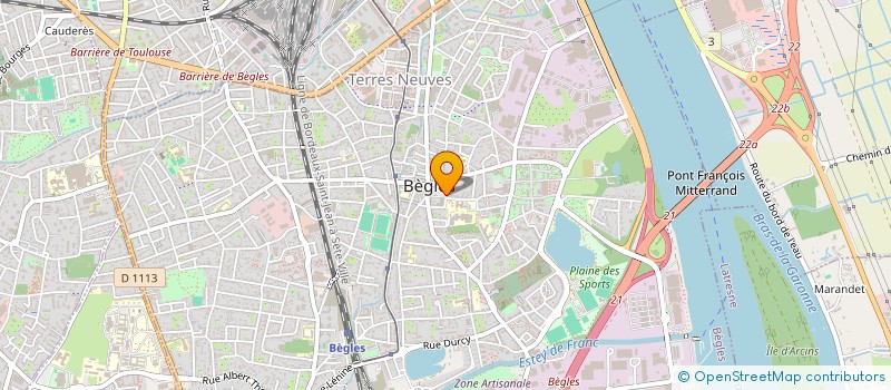 localisation de l'entreprise MADAME ELISA MEDAN  BEGLES