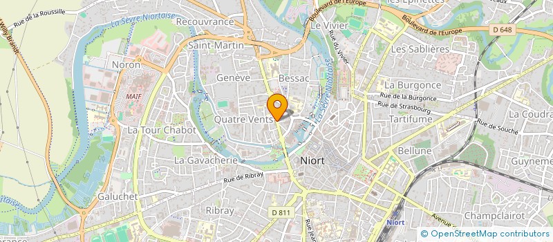 localisation de l'entreprise MADAME ELISA MEDEIROS-BENTES à NIORT