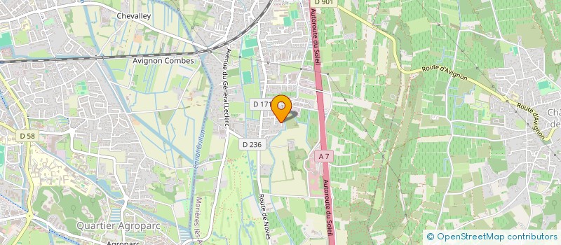 localisation de l'entreprise MADAME ELISA MENDES MARCOS  MORIERES-LES-AVIGNON