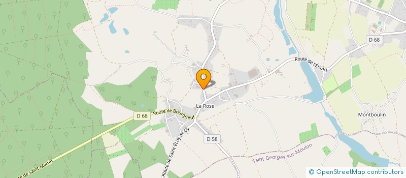 localisation de l'entreprise MADAME ELISA MENET  SAINT-MARTIN-D'AUXIGNY