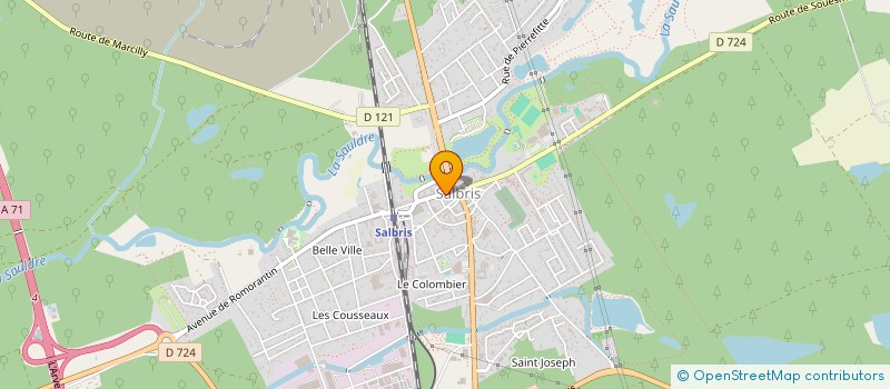 localisation de l'entreprise MADAME ELISA MERCIER à SALBRIS