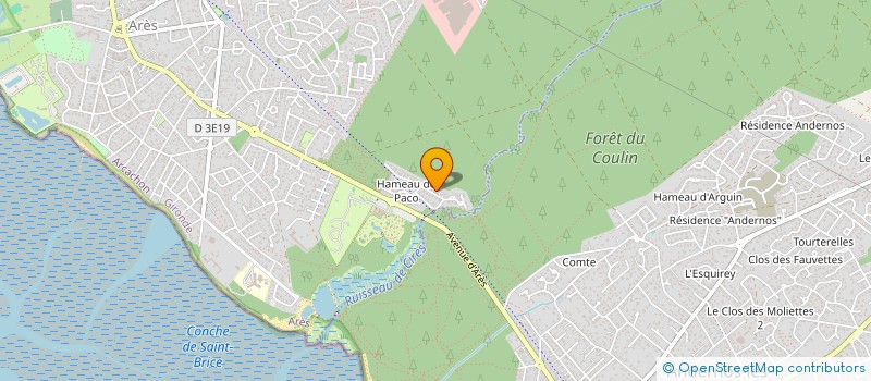 localisation de l'entreprise MADAME ELISA MERESSE  ARES