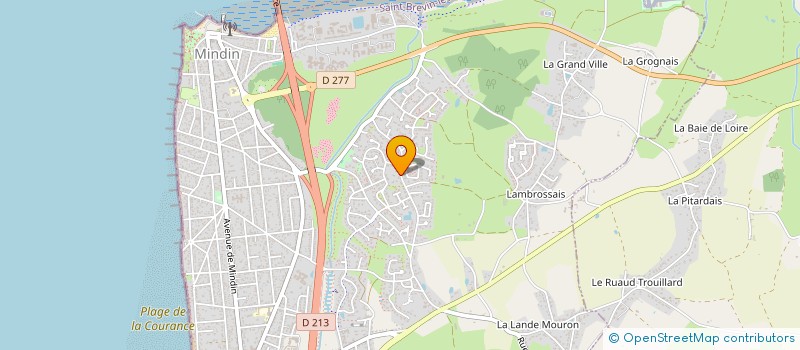 localisation de l'entreprise MADAME ELISA MERLET à SAINT-BREVIN-LES-PINS