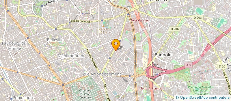 localisation de l'entreprise MADAME ELISA MERLIN  PARIS