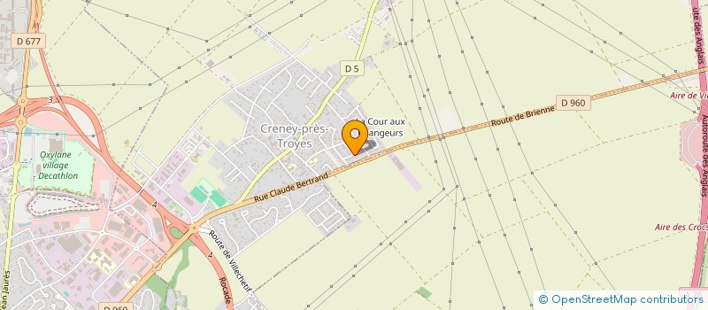 localisation de l'entreprise MADAME ELISA MEUS  CRENEY-PRES-TROYES