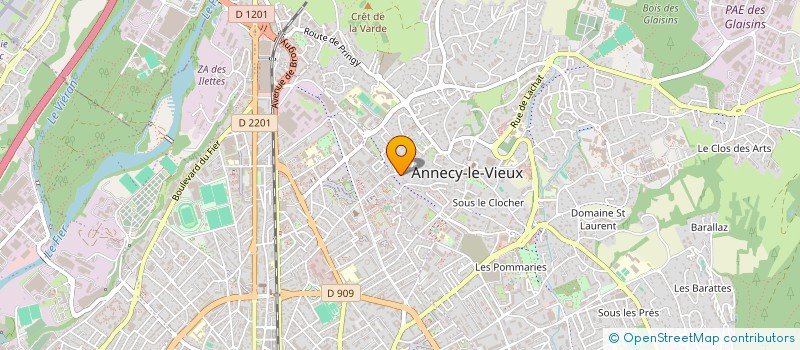 localisation de l'entreprise MADAME ELISA MISTRAL à ANNECY