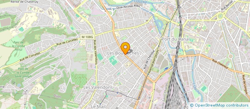 localisation de l'entreprise MADAME ELISA MONET à DIJON