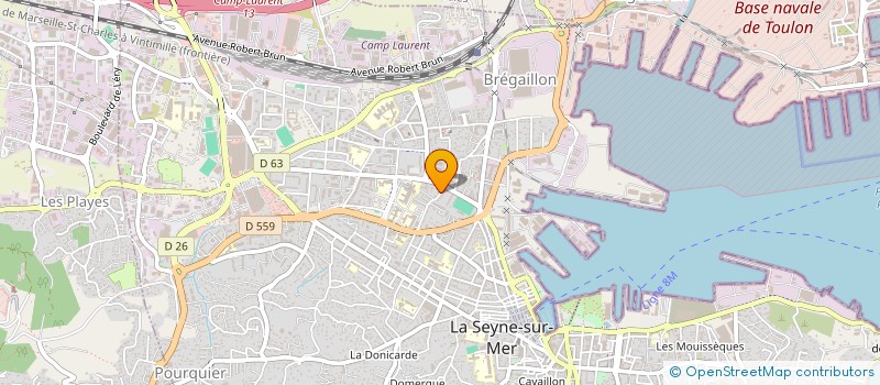 localisation de l'entreprise MADAME ELISA MONTARELLO  LA SEYNE-SUR-MER