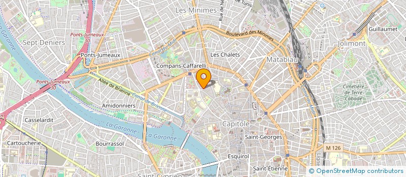 localisation de l'entreprise MADAME ELISA MOREAU  TOULOUSE