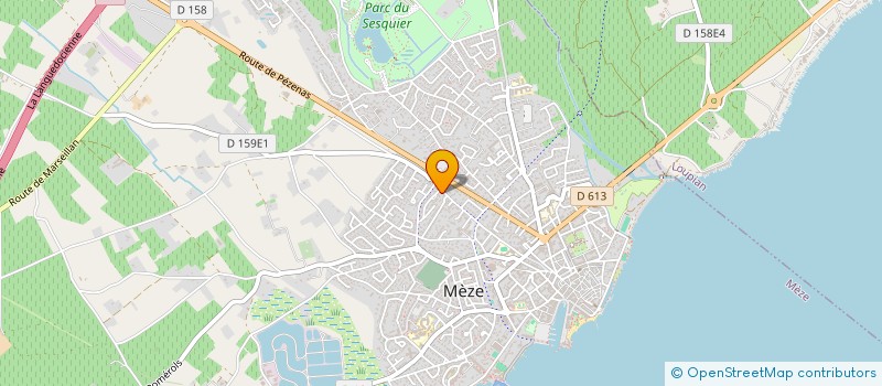 localisation de l'entreprise MADAME ELISA MORENO  MEZE