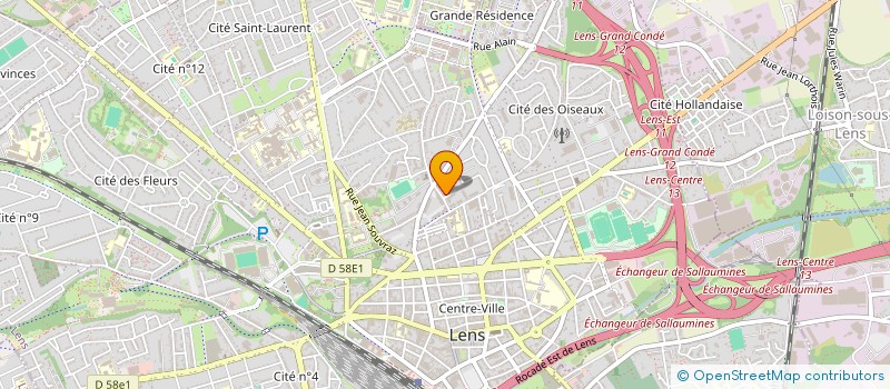 localisation de l'entreprise MADAME ELISA MORTIER  ROUVROY