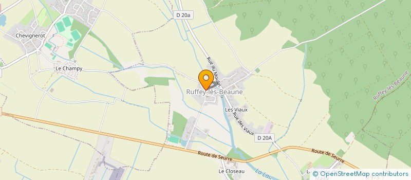 localisation de l'entreprise MADAME ELISA MOYANO  RUFFEY-LES-BEAUNE