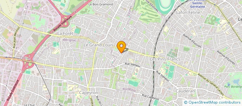 localisation de l'entreprise MADAME ELISA NADAUD  BORDEAUX