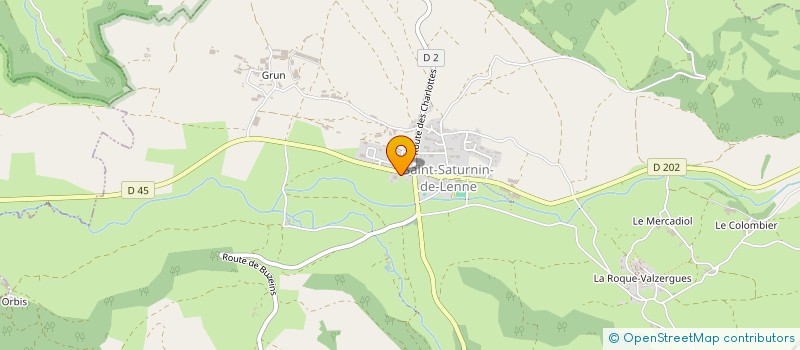 localisation de l'entreprise MADAME ELISA NARDUZZI  SAINT-SATURNIN-DE-LENNE