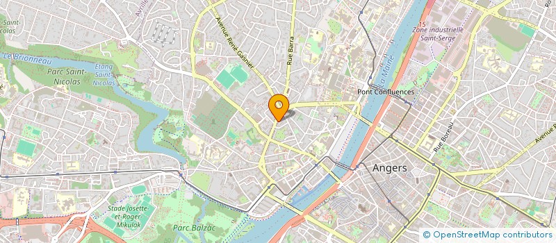 localisation de l'entreprise MADAME ELISA NOYALET à ANGERS
