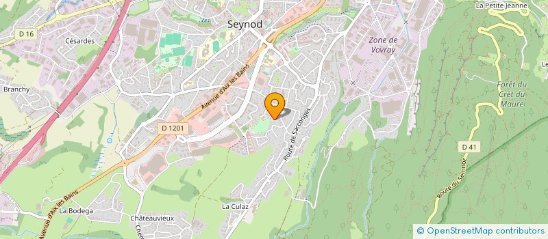 localisation de l'entreprise MADAME ELISA ORSELLY  ANNECY