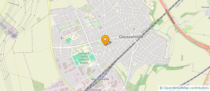 localisation de l'entreprise MADAME ELISA OZDEMIR  GOUSSAINVILLE