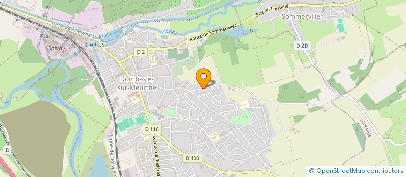 localisation de l'entreprise MADAME ELISA PAQUET  DOMBASLE-SUR-MEURTHE