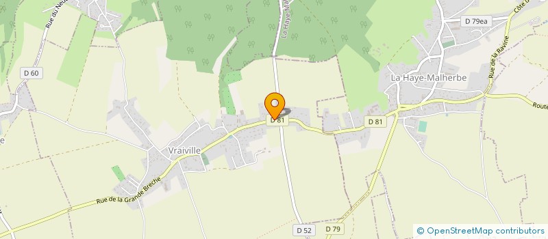 localisation de l'entreprise MADAME ELISA PARQUET  VRAIVILLE