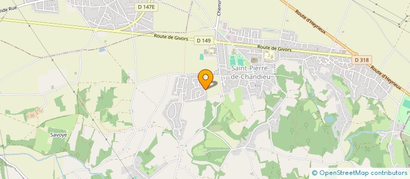localisation de l'entreprise MADAME ELISA PEREZ  SAINT-PIERRE-DE-CHANDIEU