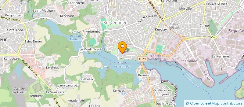 localisation de l'entreprise MADAME ELISA PERPERE  LORIENT