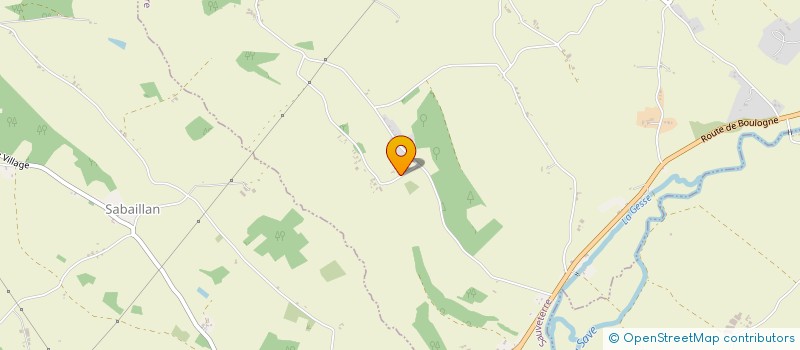 localisation de l'entreprise MADAME ELISA PIGOZZO  SAUVETERRE