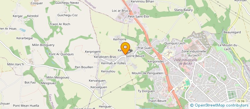 localisation de l'entreprise MADAME ELISA PILLOT à LANDERNEAU