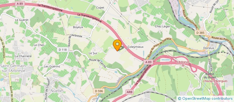 localisation de l'entreprise MADAME ELISA PINSARD à CHATILLON