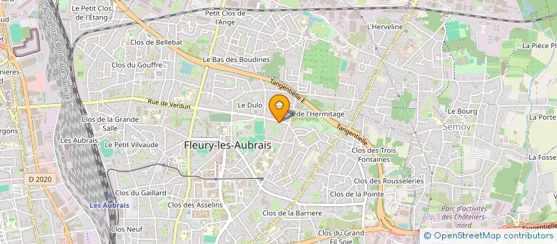 localisation de l'entreprise MADAME ELISA PLESSIS à FLEURY-LES-AUBRAIS