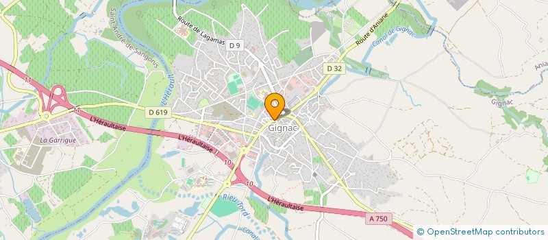 localisation de l'entreprise MADAME ELISA POIVERT  GIGNAC