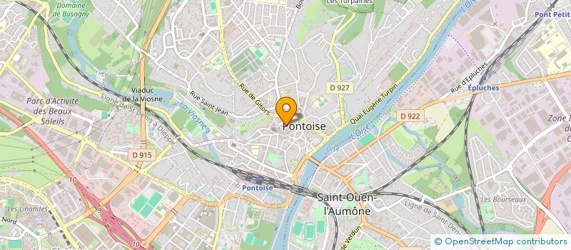 localisation de l'entreprise MADAME ELISA PONCHELET  PONTOISE