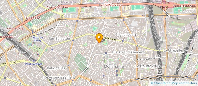 localisation de l'entreprise MADAME ELISA PONE  PARIS